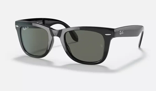 Ray-Ban Okulary przeciwsłoneczne z polaryzacją WAYFARER FOLDING RB4105 - 601/58