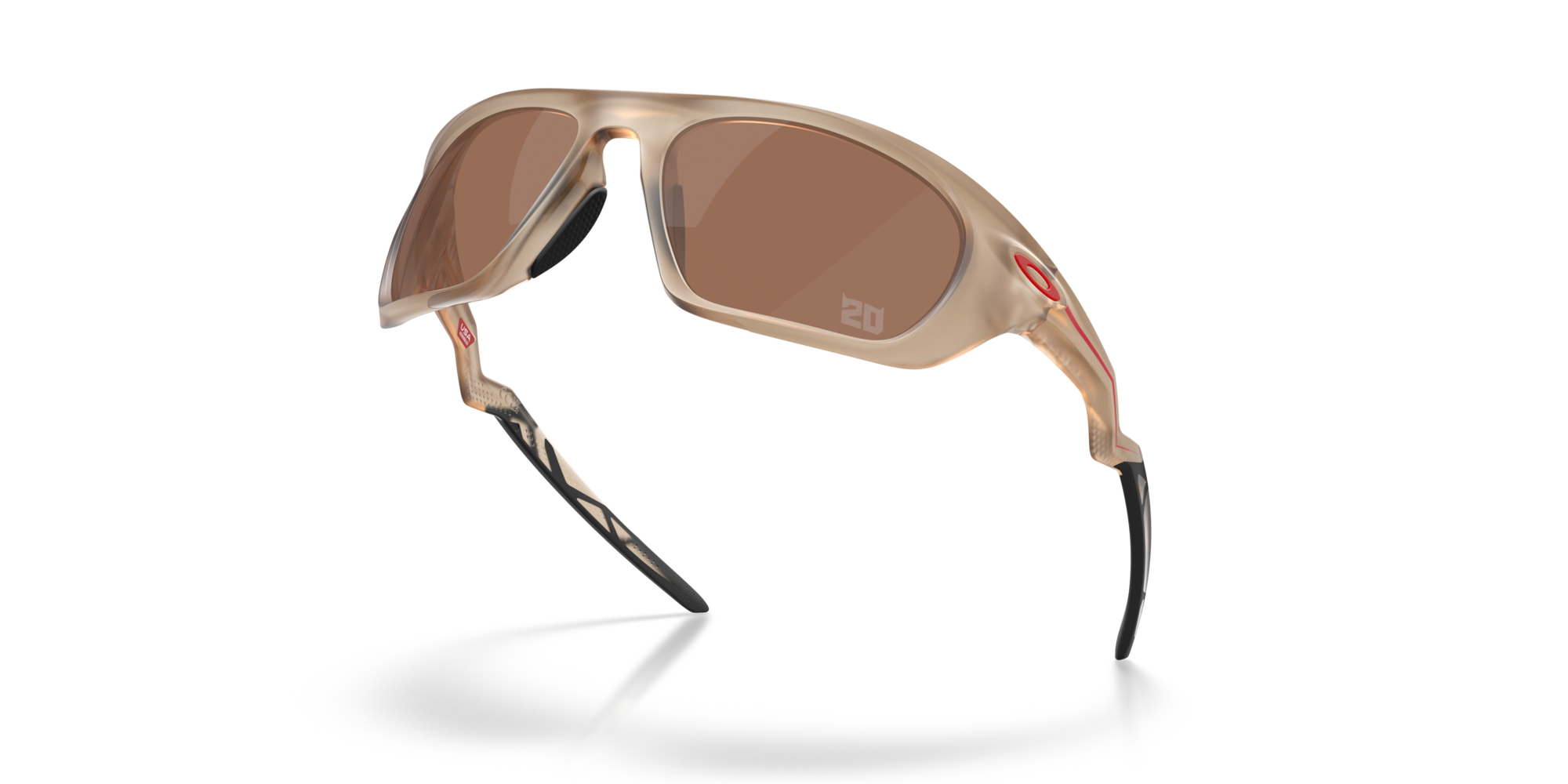 Oakley Okulary przeciwsłoneczne LATERALIS Fabio Quartararo Signature Series Matte Sepia / Prizm Tungsten OO9431-18