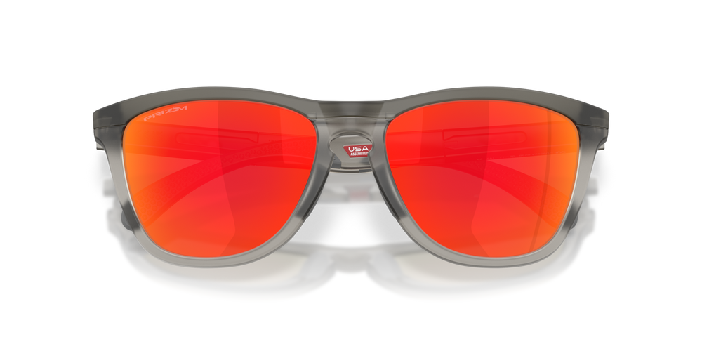 Oakley Okulary przeciwsłoneczne Frogskins Range XL Matte Grey Smoke/Grey Ink / Prizm Ruby OO9503-01