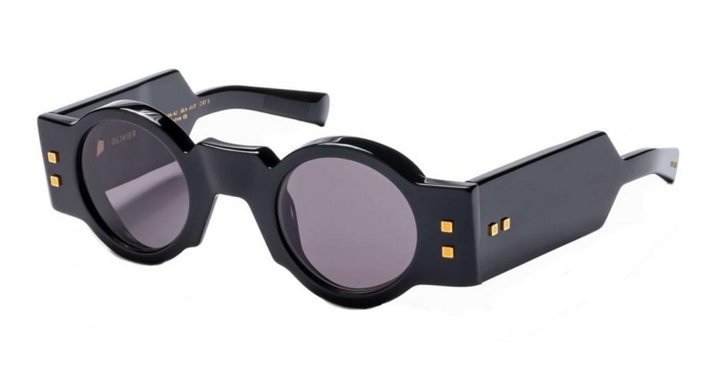 Balmain BPS-102B Black palladium metal Wonder Boy sunglasses LIMITED EDITION