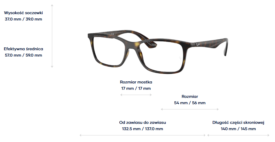 Ray-Ban Vista Okulary korekcyjne RX7047-2012