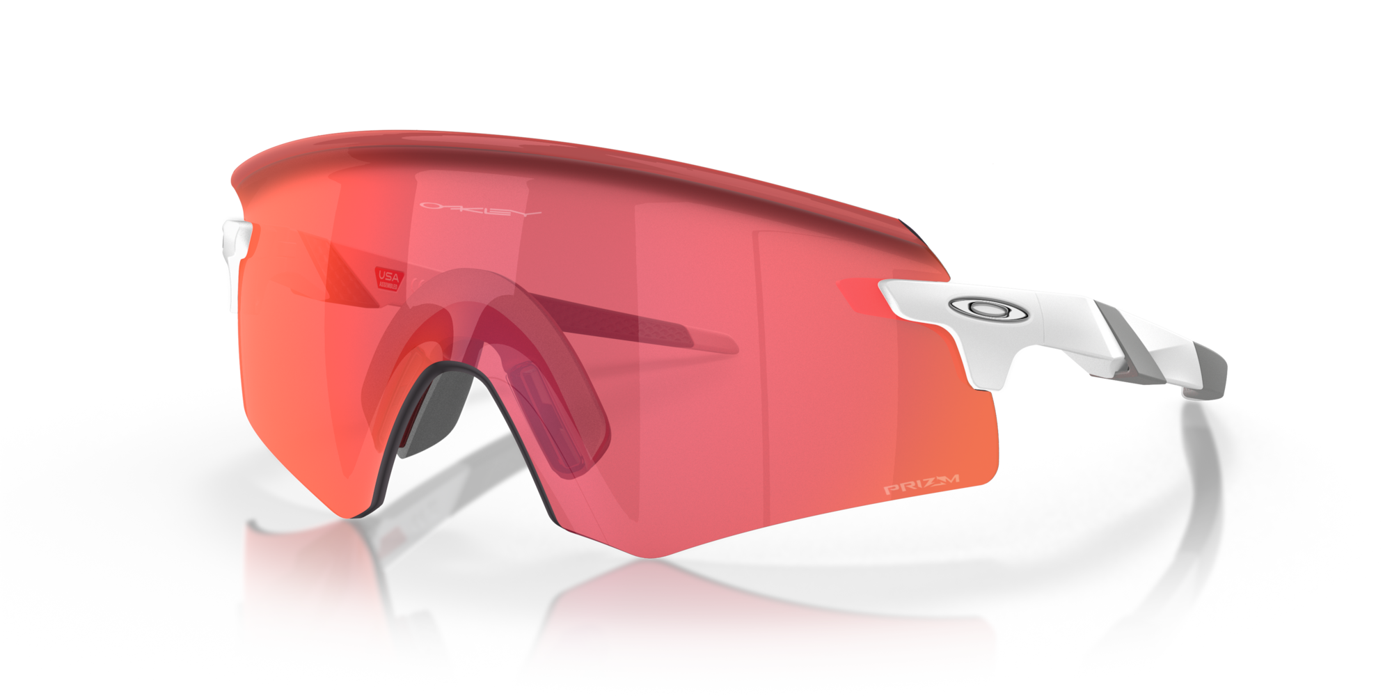 Oakley Sunglasses ENCODER Matte White / Prizm Trail Torch OO9471-19