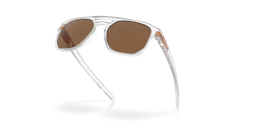 Oakley Okulary przeciwsłoneczne LATCH BETA Matte Clear / Prizm Bronze OO9436-11