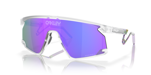 Oakley Sunglasses BXTR METAL Matte Clear / Prizm Violet OO9237-02