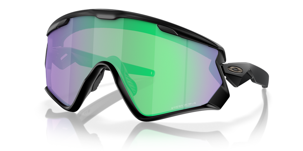 Oakley Okulary przeciwsłoneczne Wind Jacket 2.0 Matte Black/Prizm Road Jade OO9418-28
