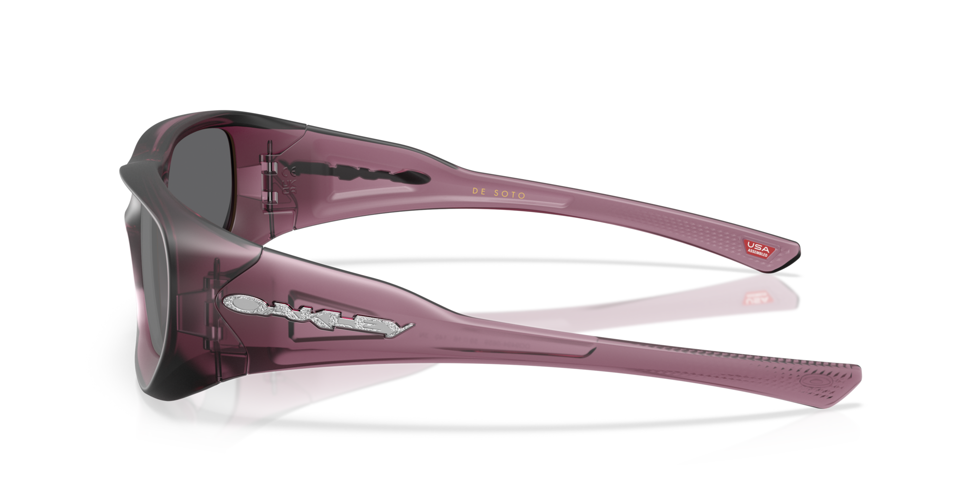 Oakley Okulary przeciwsłoneczne Justin Jefferson Signature Series DE SOTO Matte Transparent Indigo / Prizm Black OO9494-06