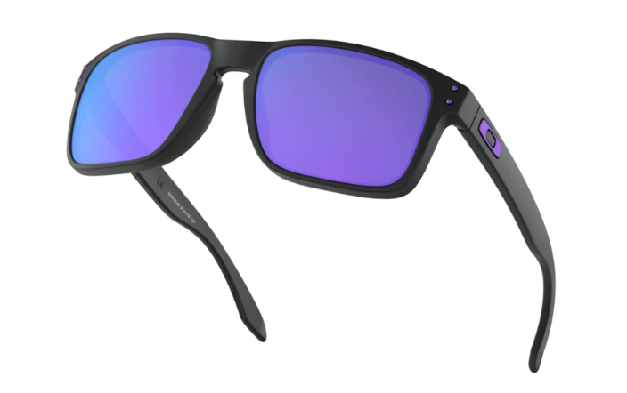 Oakley Okulary Przeciwsłoneczne JULIAN WILSON SIGNATURE SERIES HOLBROOK Matte Black/Violet Iridium OO9102-26