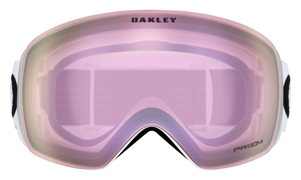 OAKLEY Gogle zimowe FLIGHT DECK L Matte White/Prizm Snow Hight Intensity Pink OO7050-38