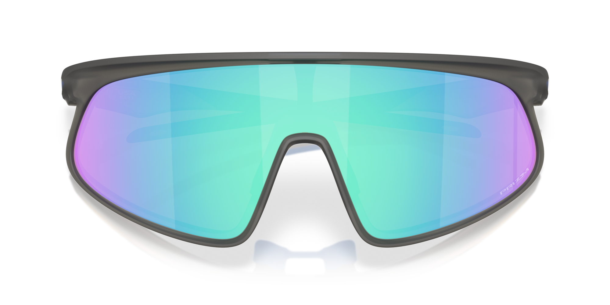 Oakley Okulary przeciwsłoneczne RSLV Matte Grey Smoke / Prizm Sapphire OO9484D-03