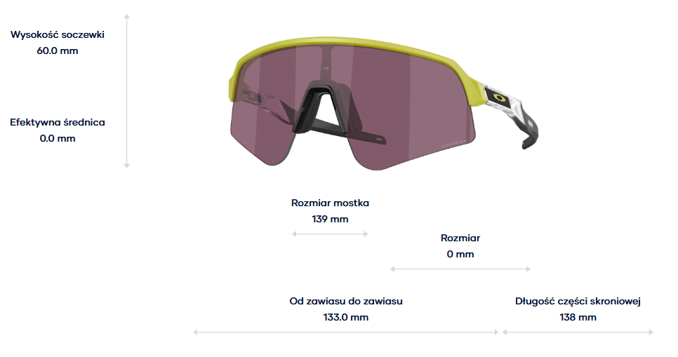 Oakley Okulary przeciwsłoneczne SUTRO LITE SWEEP Limitless Collection Matte Cactus / Prizm Road Black OO9465-37