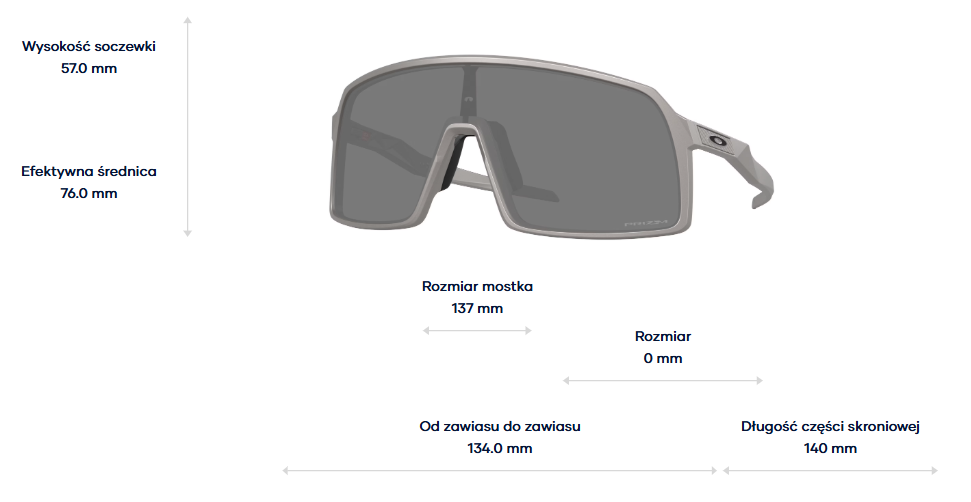 Oakley Okulary przeciwsłoneczne SUTRO Titanium / Prizm Black OO9406-D1