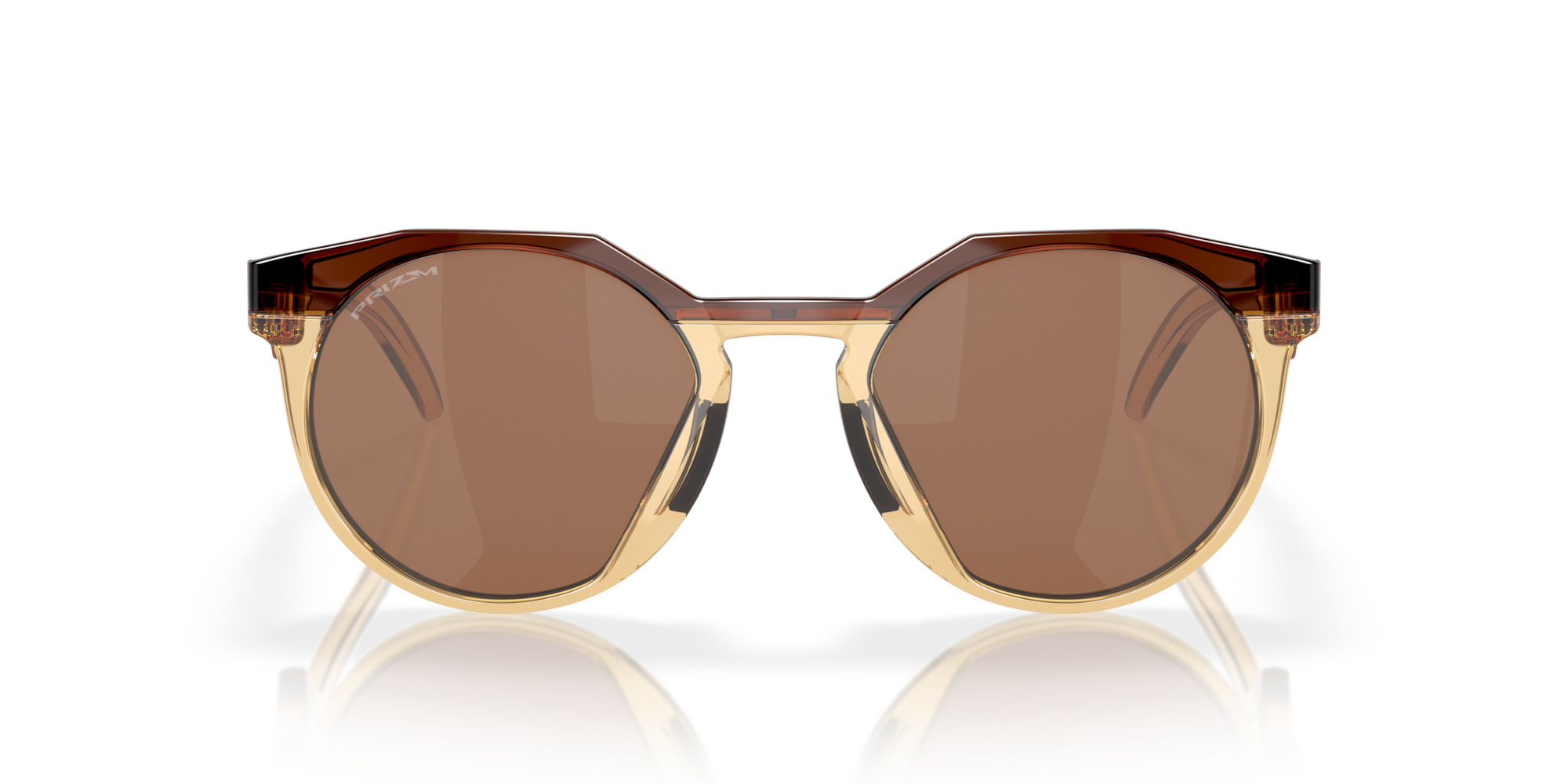 Oakley Sunglasses Kylian Mbappé Signature Series HSTN Dark Amber Light Curry/Prizm Tungsten OO9242-07