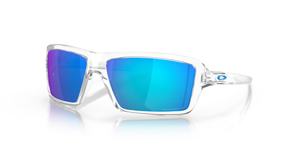 Oakley Okulary przeciwsłoneczne CABLES OO9129-05 Polished Clear, Prizm Sapphire Polarized