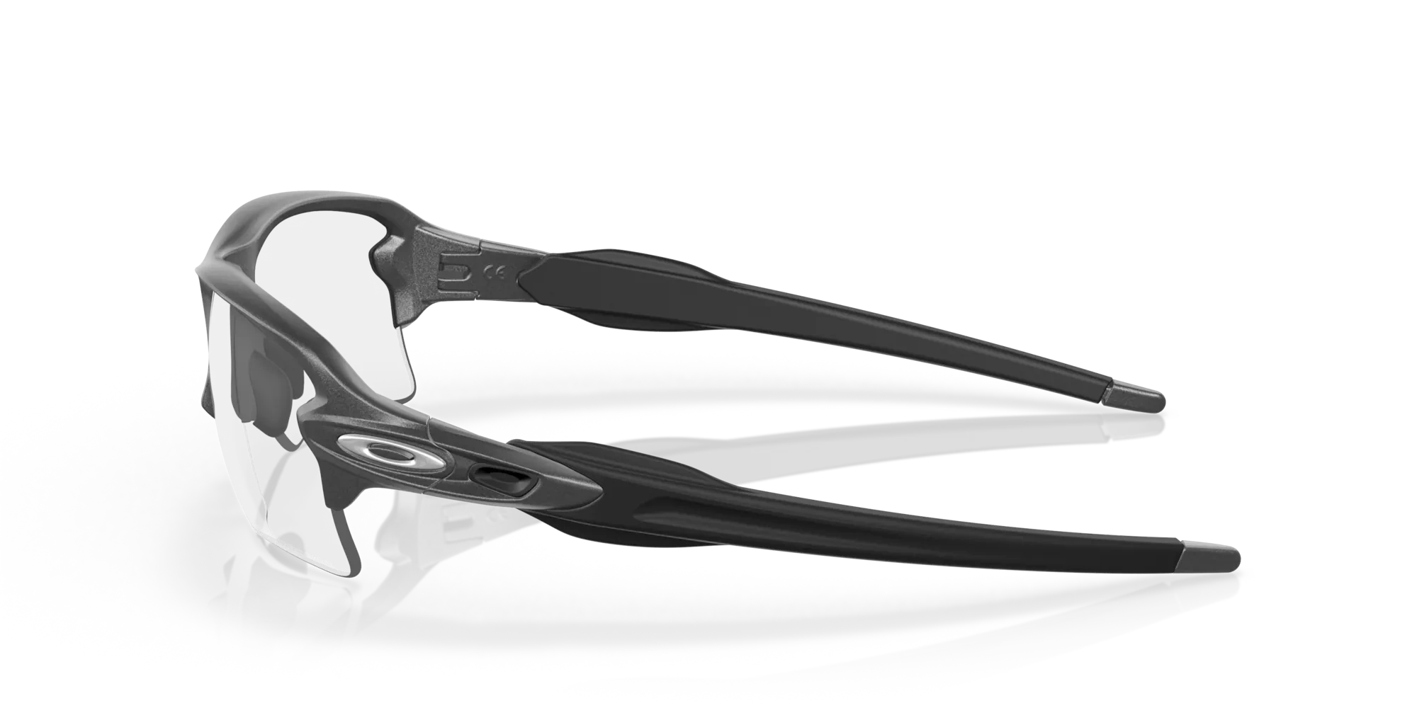 Oakley Okulary Przeciwsłoneczne Ochronne FLAK 2.0 XL Steel/Black Iridium Photochromic Activated OO9188-16