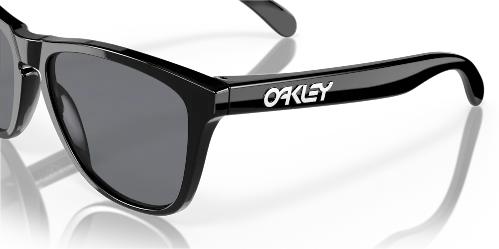 Oakley Sunglasses Frogskins Polished Black/Grey 24-306