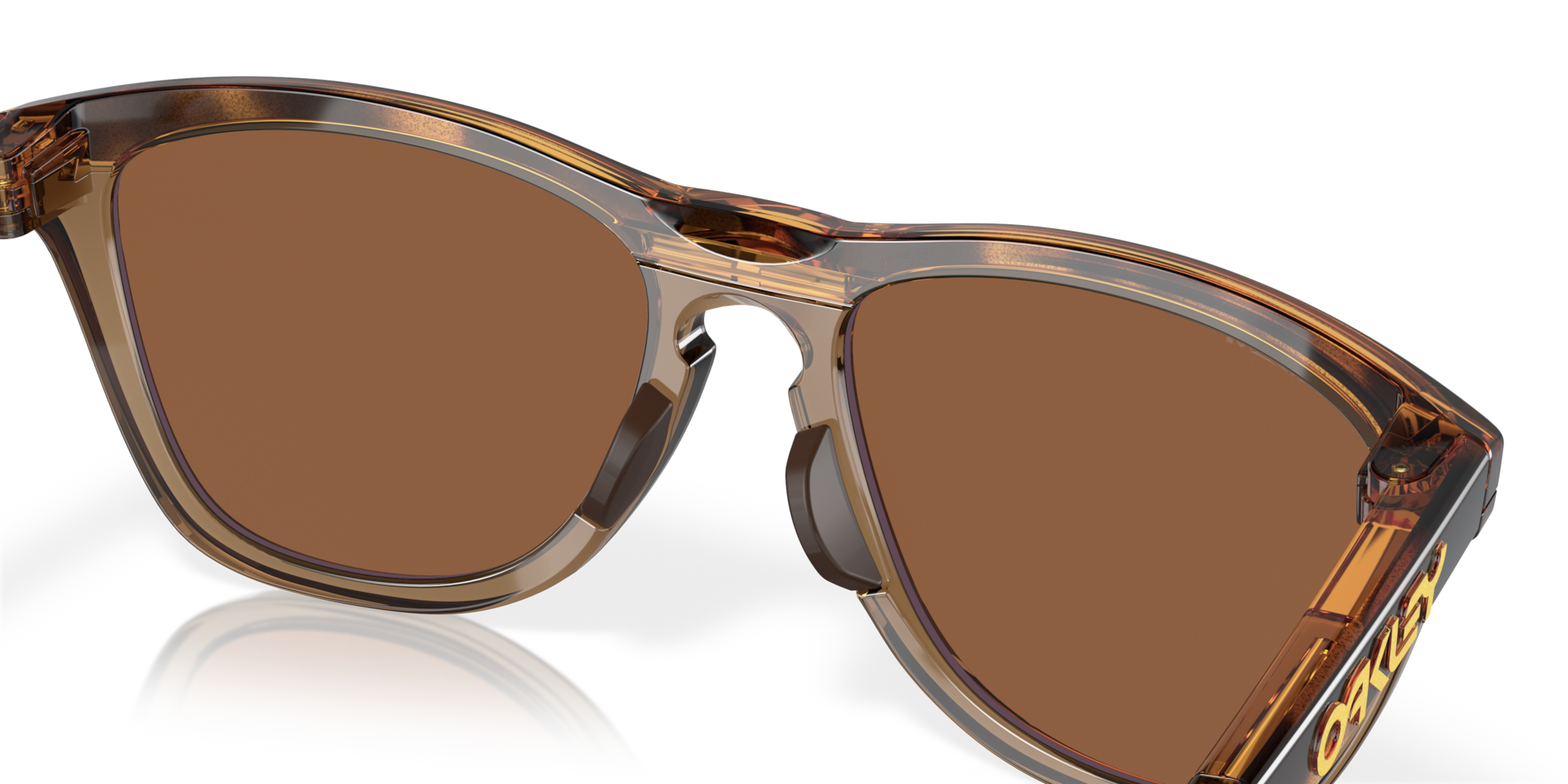 Oakley Sunglasses FROGSKINS RANGE Brown Tortoise/Brown Smoke/Prizm Tungsten Polarized OO9284-07