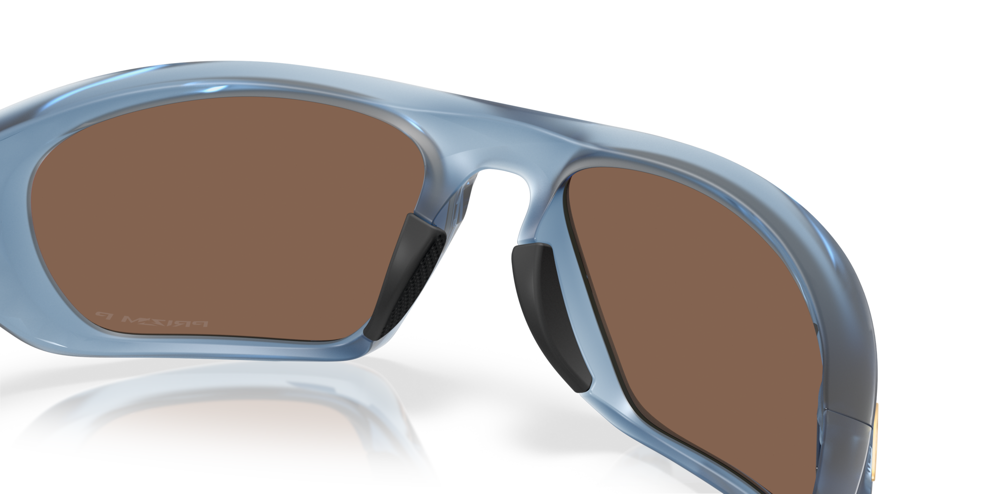 Oakley Okulary przeciwsłoneczne Lateralis Matte Transparent Abyss / Prizm 24k Polarized OO9431-15