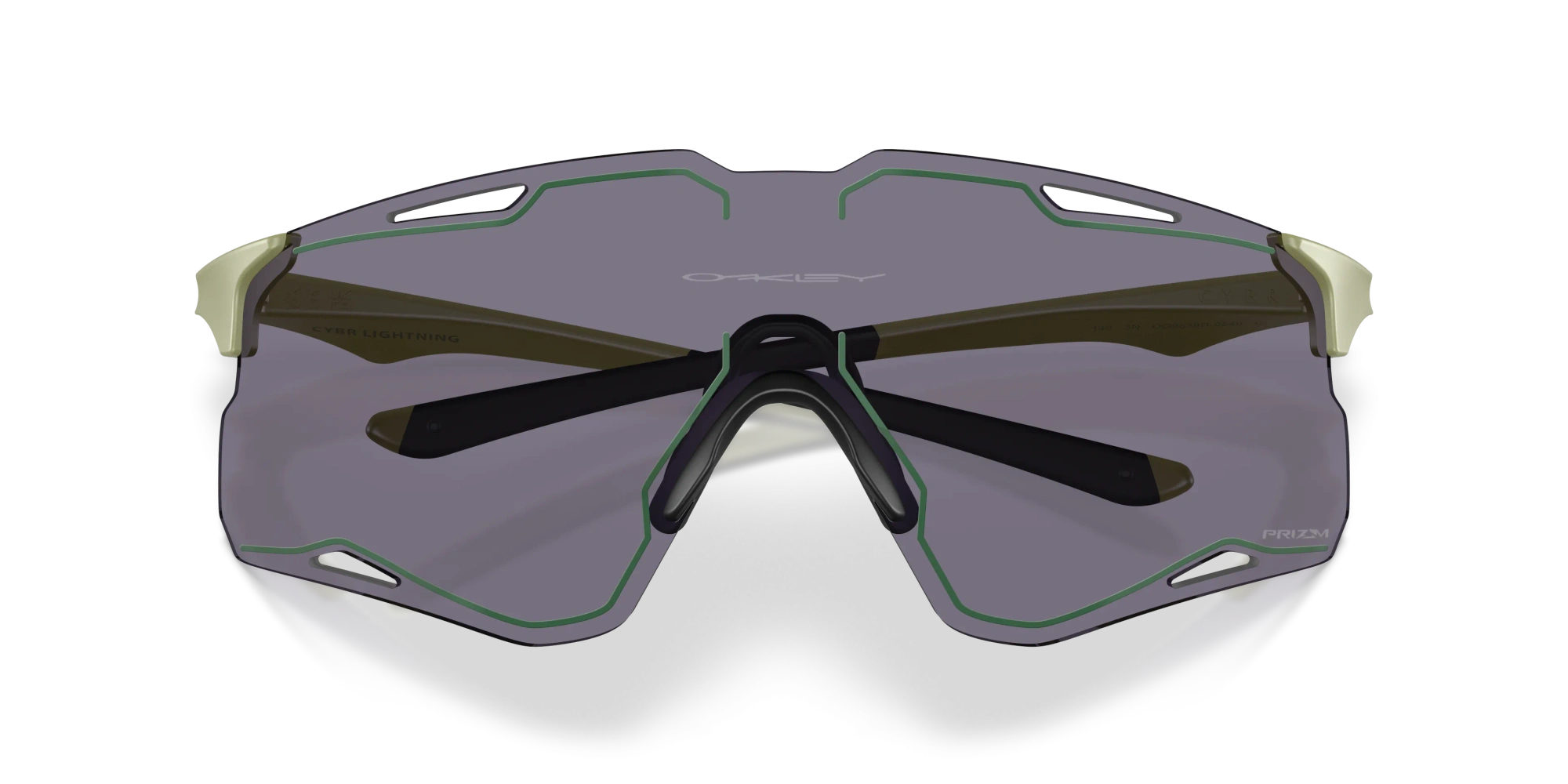 Oakley Sunglasses CYBR LIGHTNING Green/Prizm Grey OO9538D-08