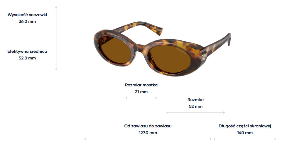 Miu Miu Sunglasses MU B09S-14L20V