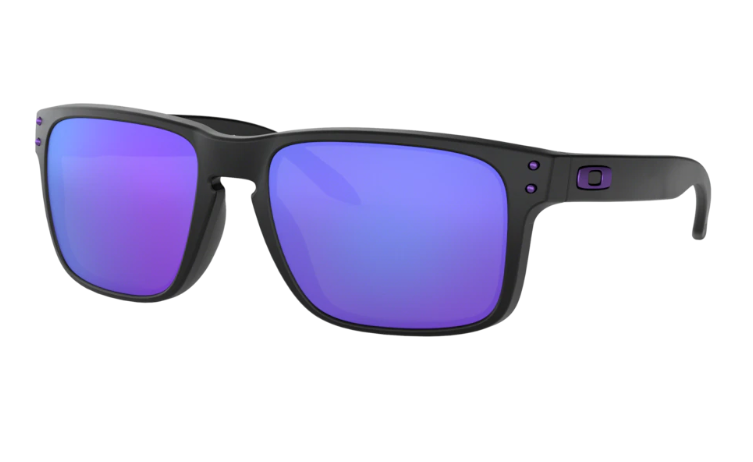 Oakley Okulary Przeciwsłoneczne JULIAN WILSON SIGNATURE SERIES HOLBROOK Matte Black/Violet Iridium OO9102-26