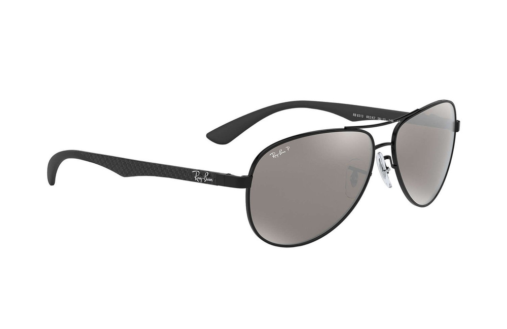 Ray-Ban Okulary przeciwsłoneczne przciwsłoneczne z polaryzacją CARBON FIBRE RB8313 - 002/K7
