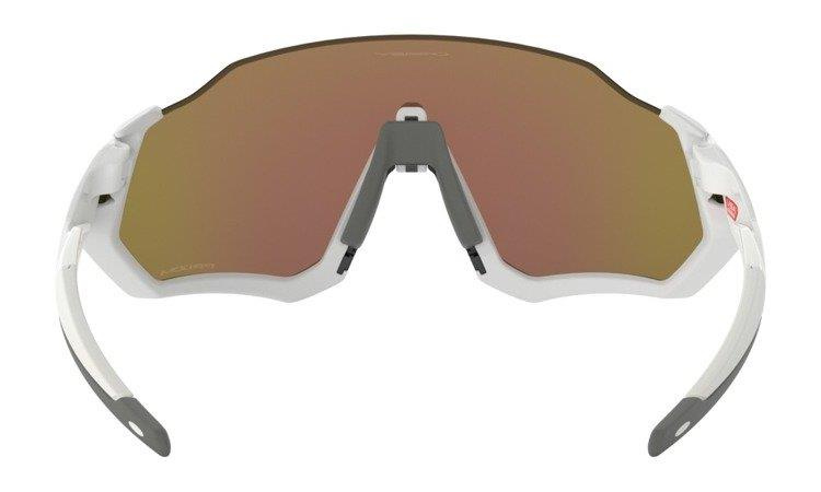 Oakley Okulary Przeciwsłoneczne FLIGHT JACKET Matte White/Prizm Sapphire OO9401-02
