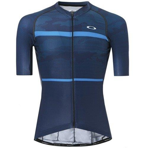 OAKLEY Koszulka kolarska JB Road Jersey Atomic Blue 434051-6B2