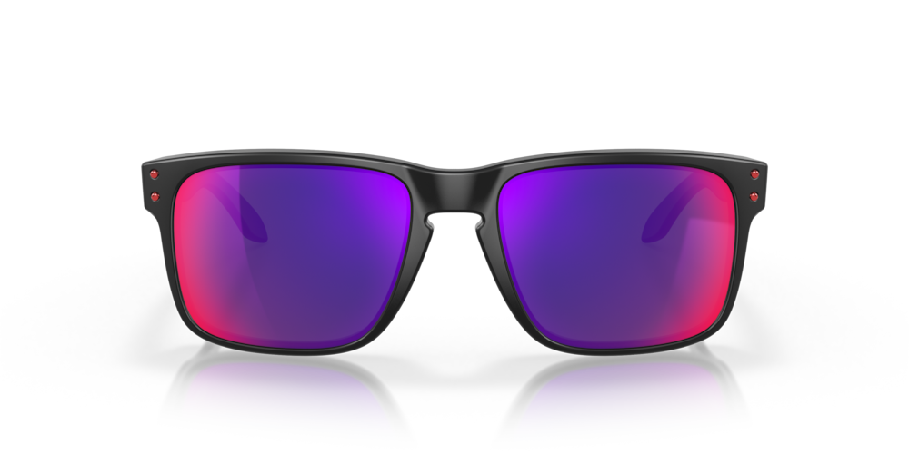 Oakley Okulary Przeciwsłoneczne HOLBROOK Matte Black/Positive Red Iridium OO9102-36