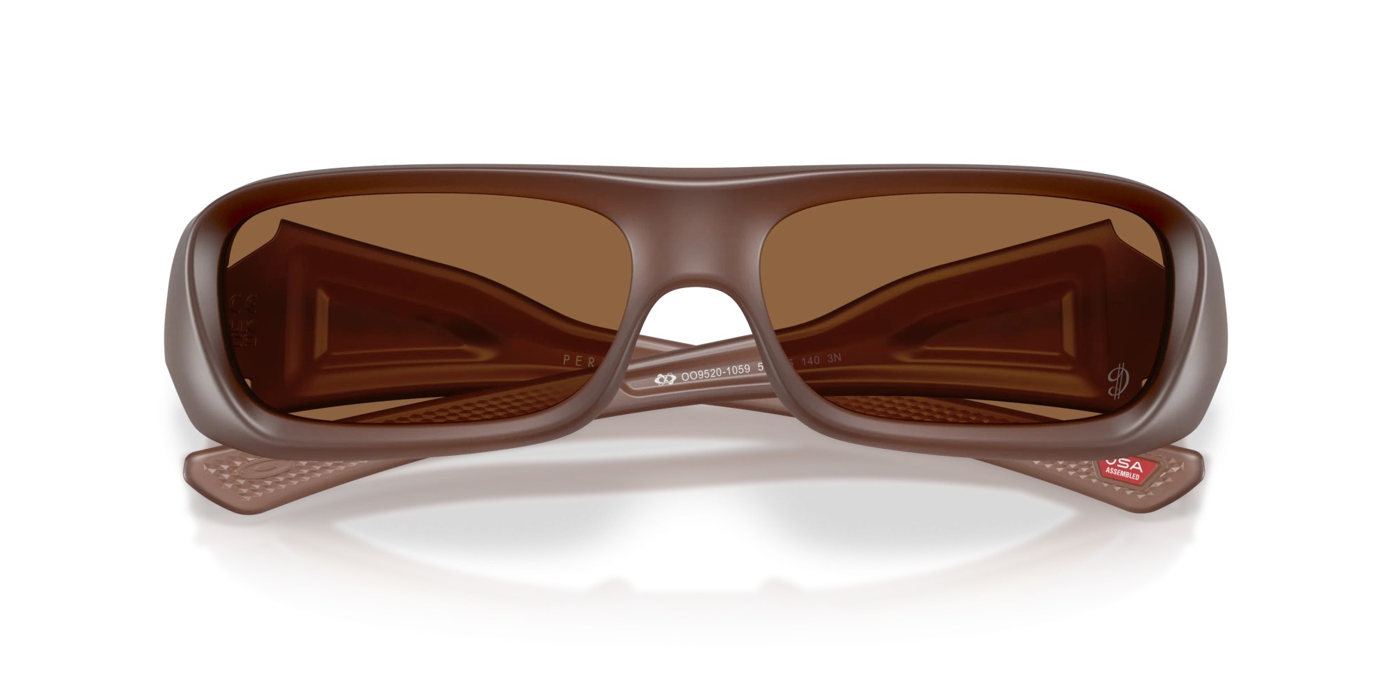 Oakley Sunglasses PERMIAN Damian Lillard Signature Series Matt Transparent Mahogany/Prizm Bronze Gradient OO9520-10