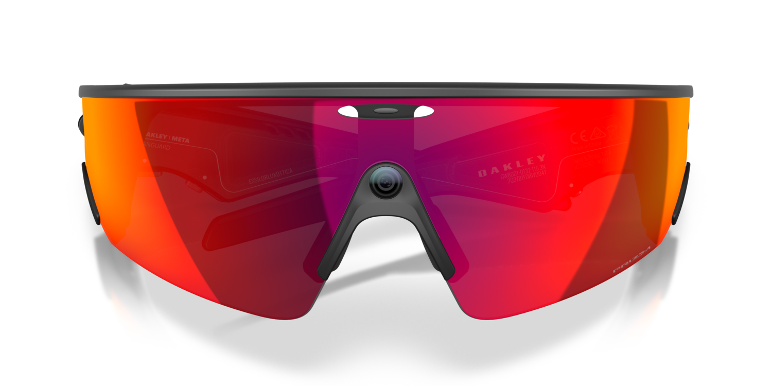 Oakley Meta Vanguard Black Frame / Prizm Road - sportowe okulary Meta AI z kamerą OW8001-01