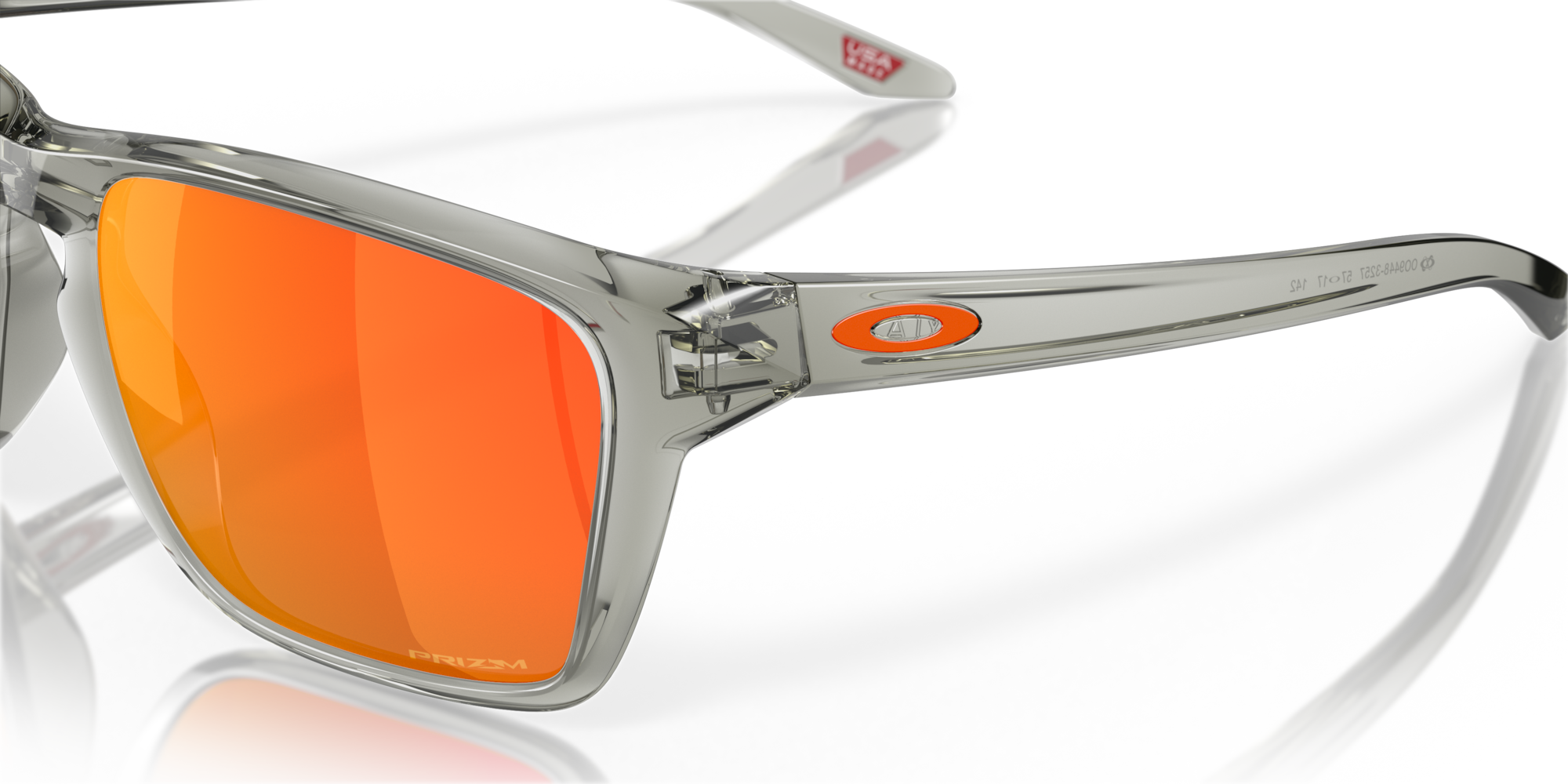 Oakley Okulary przeciwsłoneczne SYLAS Grey Ink/Prizm Ruby OO9448-32