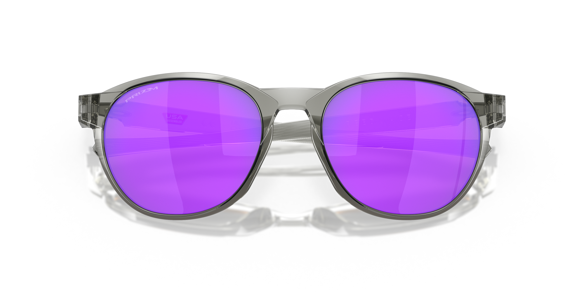 Oakley Okulary przeciwsłoneczne Reedmace Grey Ink, Prizm Violet OO9126-07