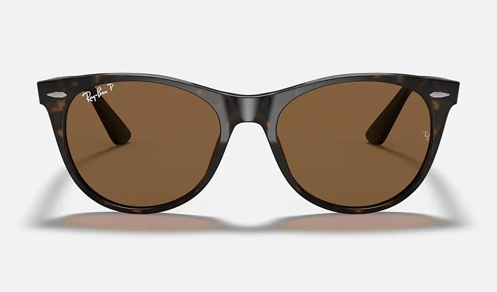 Ray-Ban Okulary przeciwsłoneczne z polaryzacją WAYFARER II RB2185-902/57