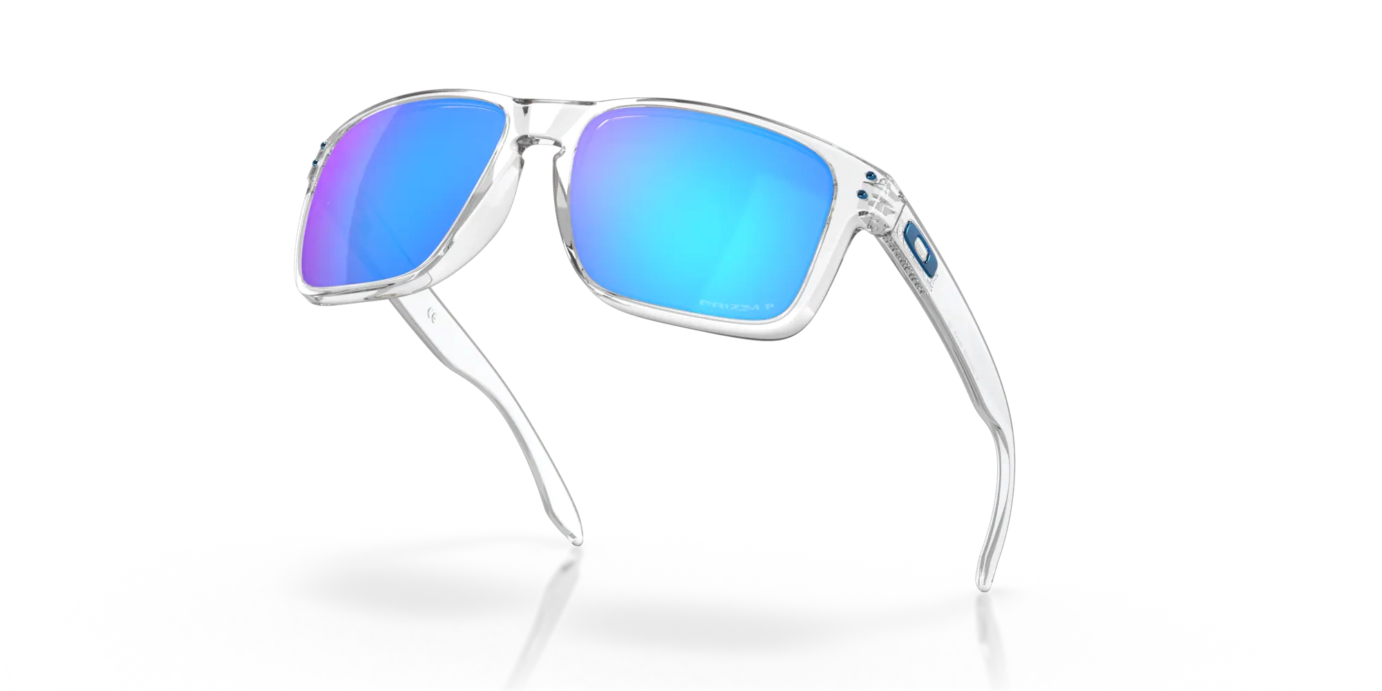 Oakley Okulary przeciwsłoneczne HOLBROOK XL Polished Clear / Prizm Sapphire Polarized OO9417-07