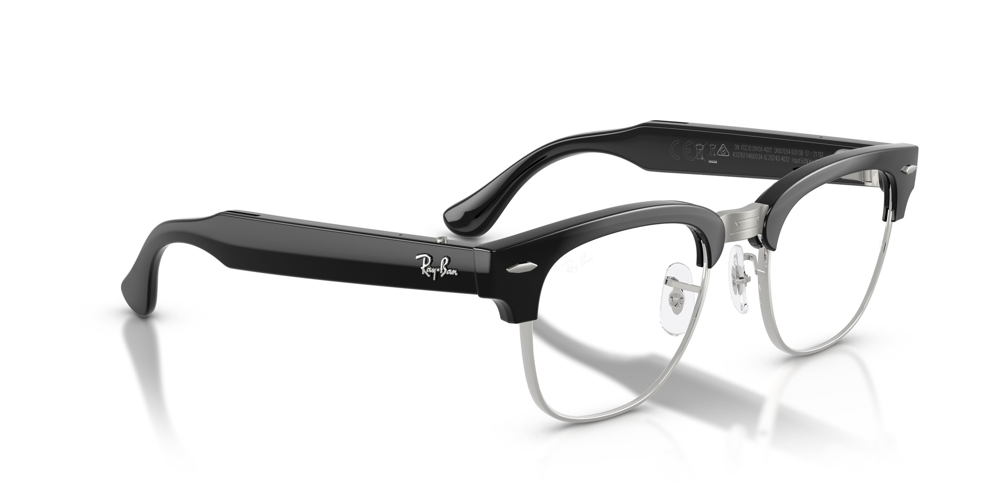 Ray-Ban Meta Clubmaster - okulary audio z Meta AI RW7004-601/SB