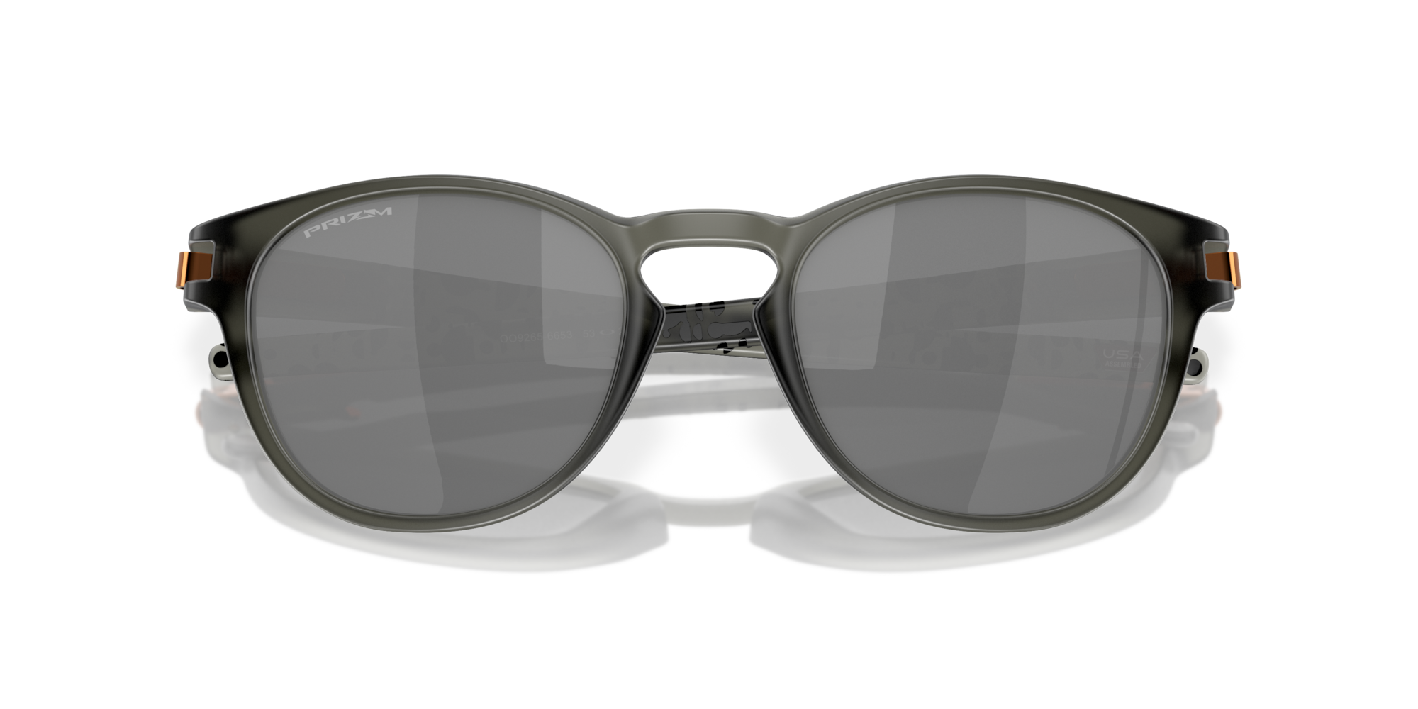 Oakley Okulary przeciwsłoneczne LATCH Community Collection Matte Grey Smoke/Prizm Black OO9265-66