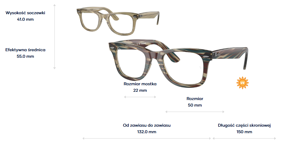 Ray-Ban Optical frame WAYFARER EASE RX4340V-8381