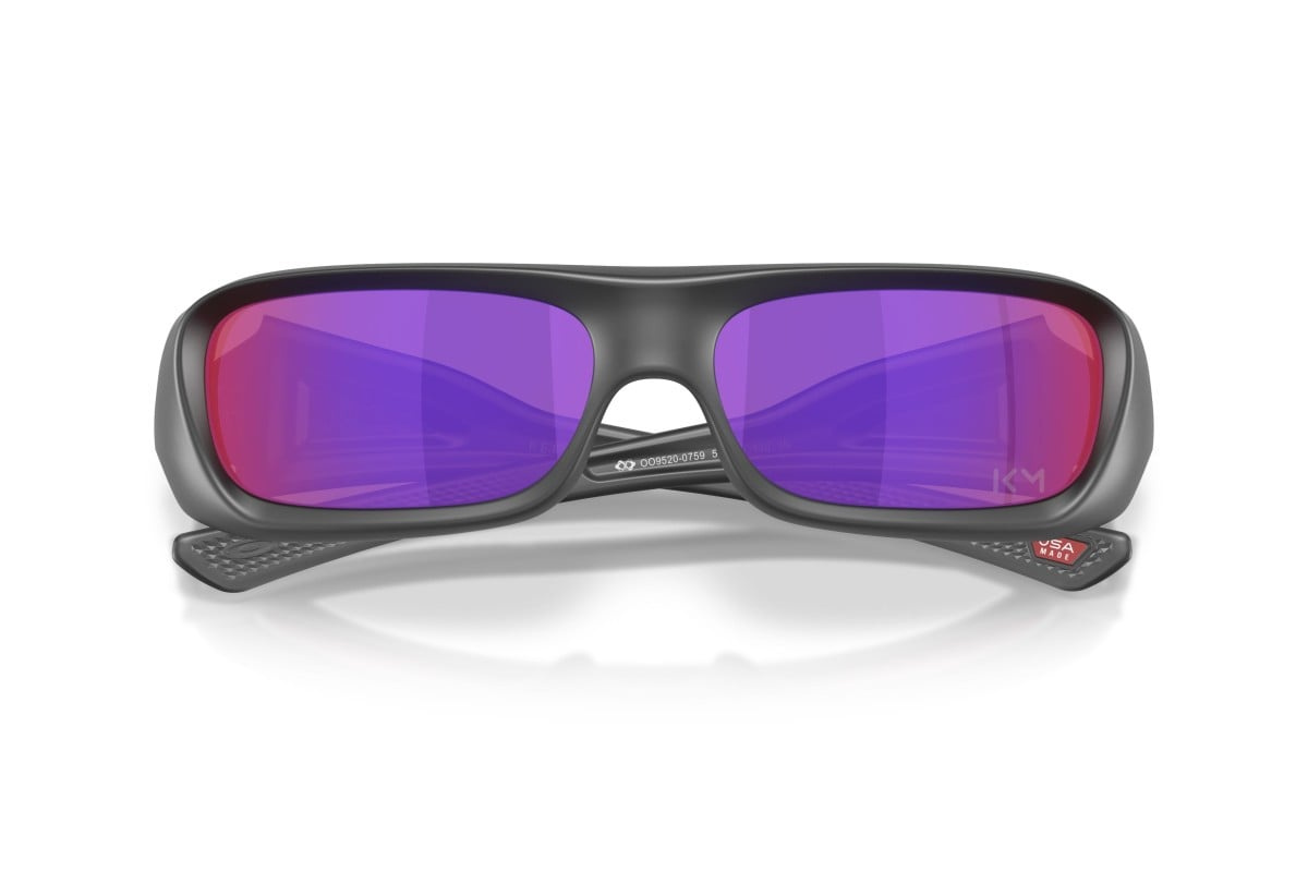 Oakley Okulary przeciwsłoneczne PERMIAN Kylian Mbappé Signature Matte Black Ink / Prizm Road OO9520-07