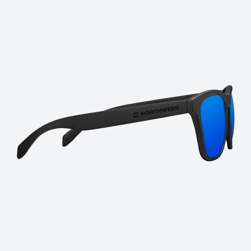 Hawkers Sunglasses HA-NDR300014 (Sunglasses Northweek By Hawkers - Regular Matte Black Blue Polarized)