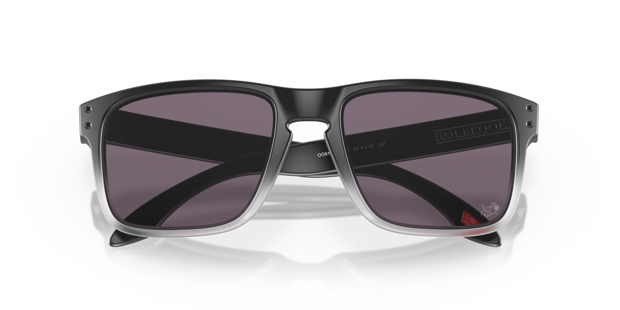 Oakley Okulary przeciwsłoneczne HOLBROOK Tour de France 2022 Matte Black Fade/Prizm Grey OO9102-W1