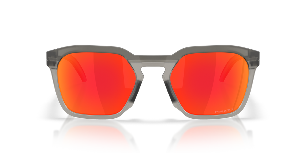 Oakley Okulary przeciwsłoneczne HSTN SQ Matte Grey Smoke / Prizm Ruby OO9533-02