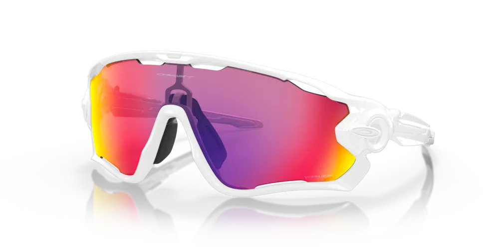 Oakley Okulary przeciwsłoneczne JAWBREAKER Polished White/Prizm Road OO9290-55