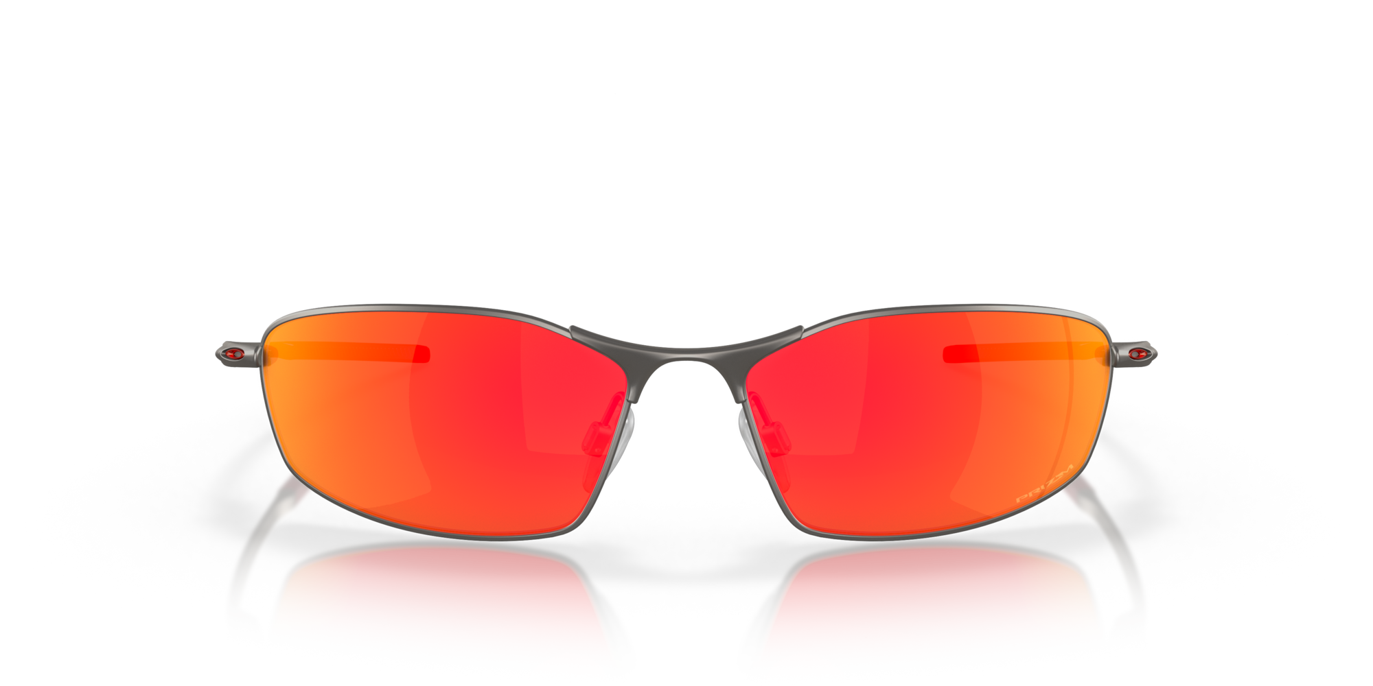 Oakley Sunglasses WHISKER Matte Gunmetal/Prizm Ruby OO4141-02