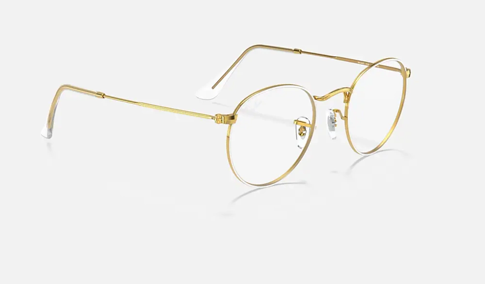 Ray-Ban Okulary korekcyjne ROUND METAL RB3447V-3104
