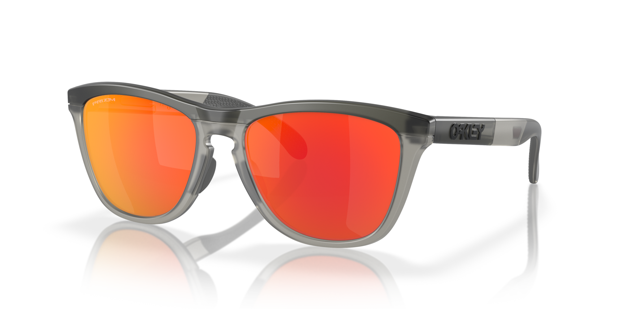 Oakley Okulary przeciwsłoneczne FROGSKINS RANGE Matte Grey Smoke/Grey Ink/Prizm Ruby OO9284-01