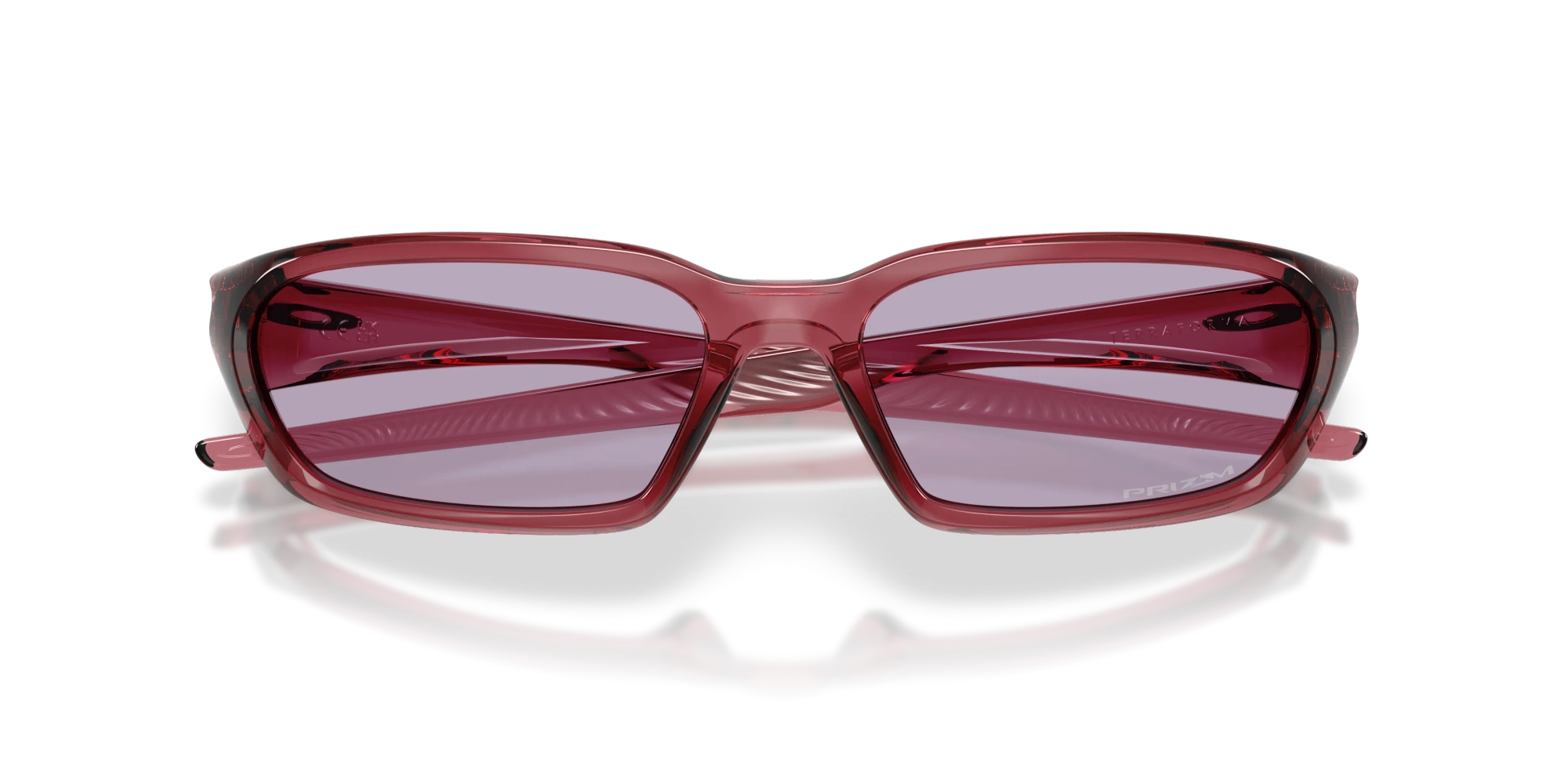 Oakley Okulary przeciwsłoneczne TERRAFORMA Basecamp Collection Transparent Iron Red/Prizm Slate OO9530-10