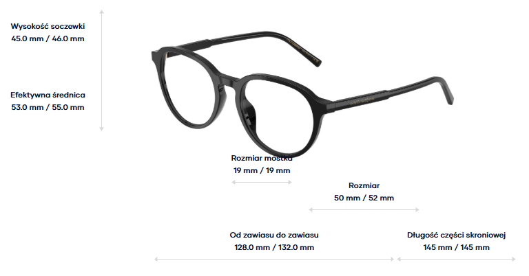 Dolce & Gabbana Okulary korekcyjne DG3444-501