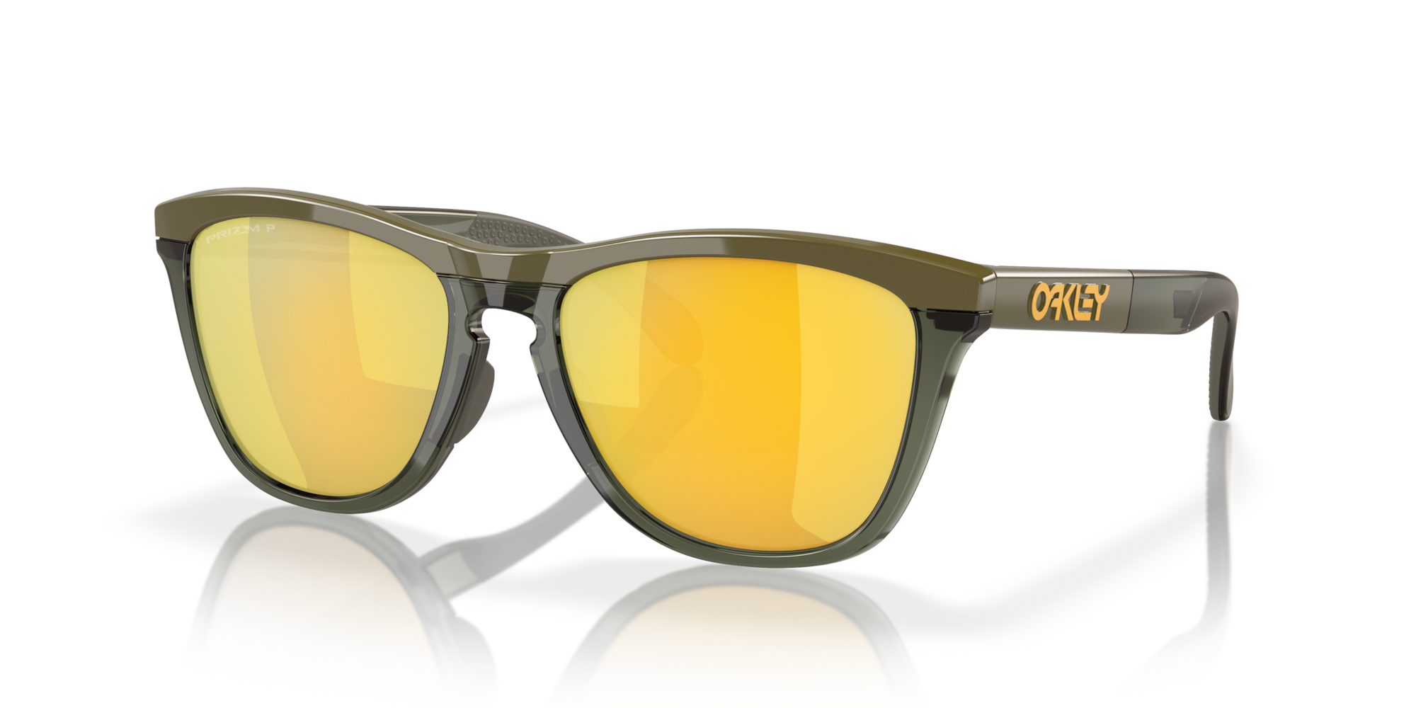 Oakley Sunglasses FROGSKINS RANGE Dark Brush/Prizm 24k Polarized OO9284-08