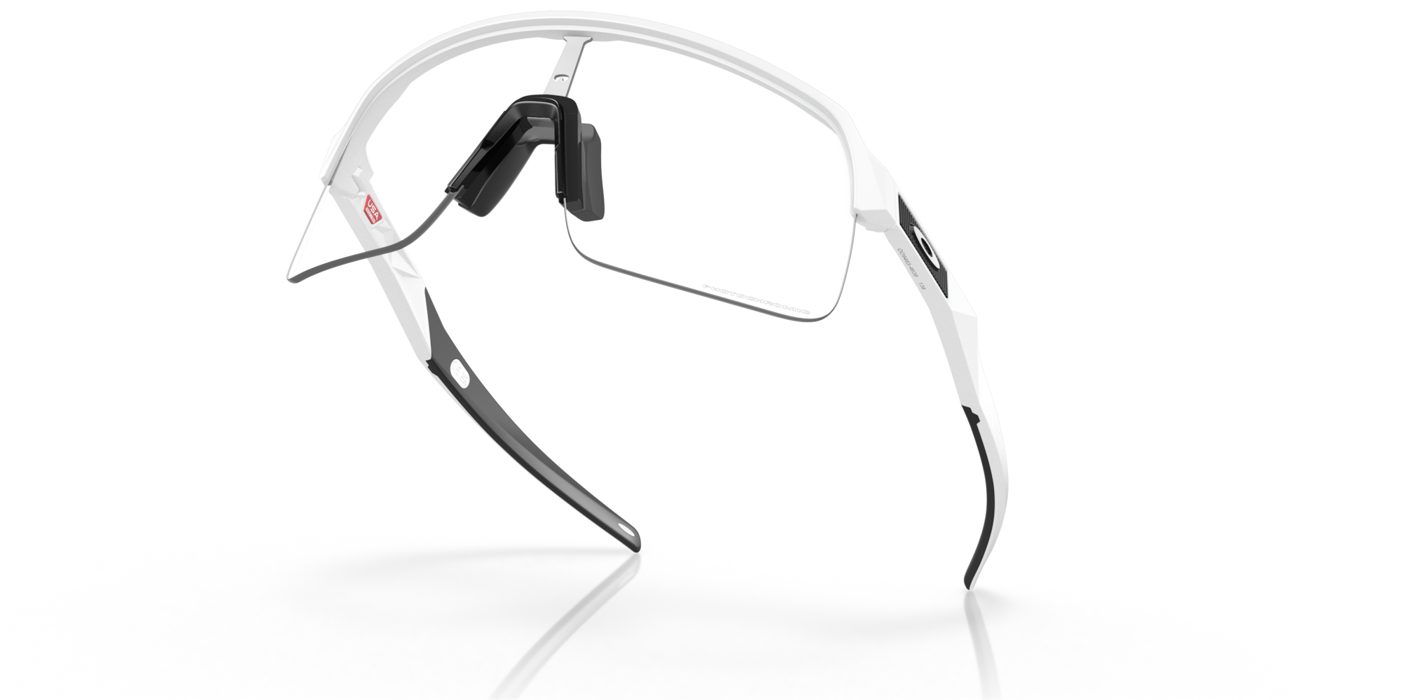 Oakley Okulary przeciwsłoneczne SUTRO LITE Matte White/Clear To Black Iridium Photochromic OO9463-46
