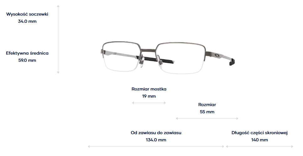 Oakley Optical frame Foil Rq 0.5 OX3100-04